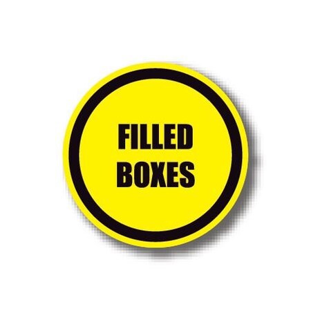 Ergomat 12in CIRCLE SIGNS - Filled Boxes DSV-SIGN 144 #1849 -UEN
